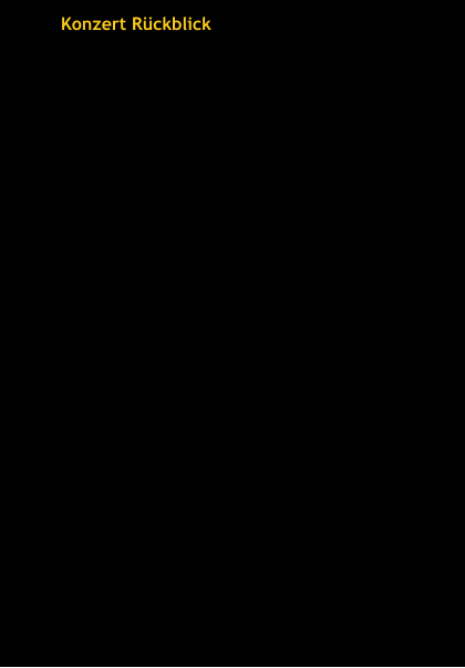 Konzert Rückblick
